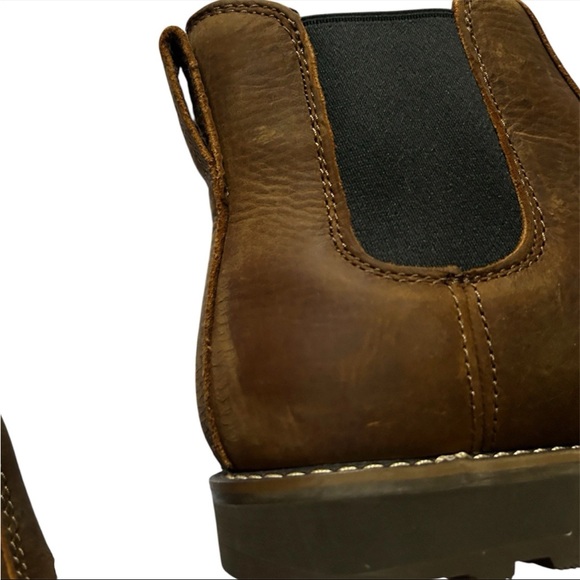 Women's Leather Carhartt Chelsea Frontier Boots Water Resistant Size 9 NEW - Picture 2 of 8